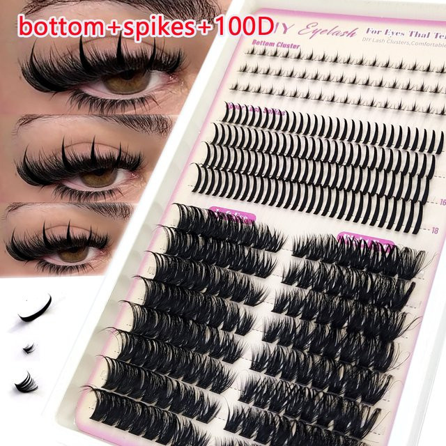 Eyela Wimpern Cluster Spikes, Black, Unisex - Bild 1
