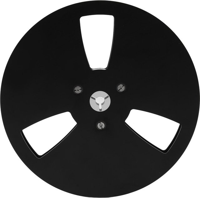 Honor Electronics Universal Open Reel Bandspule aus Aluminiumlegierung mit 3 Löchern, 14,7 Zoll, Schwarz und Grau - Bild 1