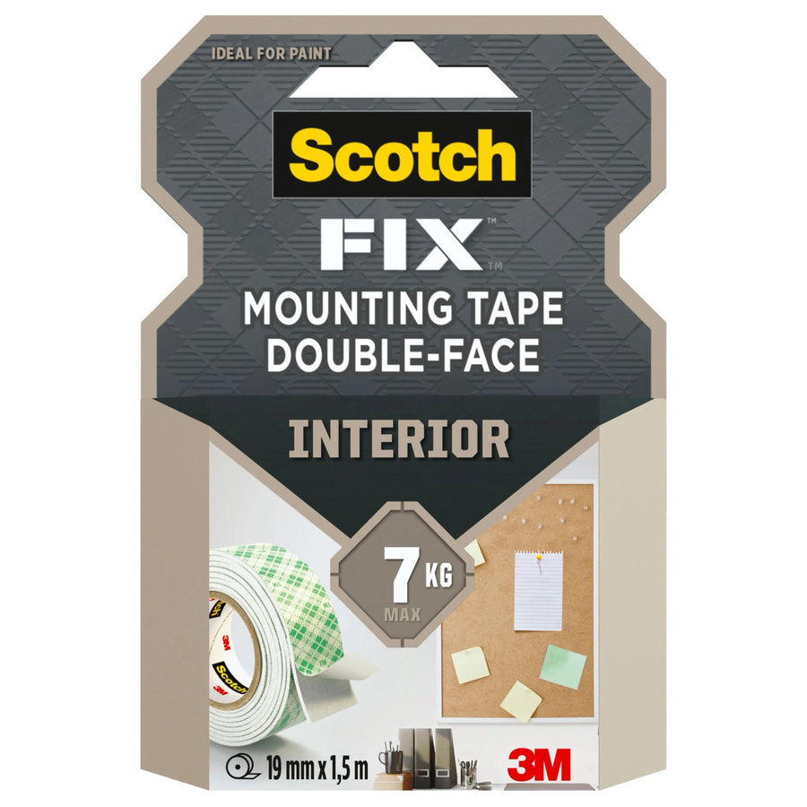 Scotch-Fix Innenmontageband 4496G-1915-P Doppelseitig Weiß mit Schaumstoff, Breite: 1,9 cm, Länge: 1,5 m - Bild 2