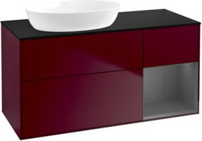 V&B Waschtischunterschrank Finion in Anthrazit lackiert, Breite: 120 cm, Tiefe: 50,1 cm, Höhe: 50,1 cm - Bild 1