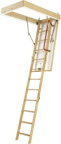 Dolle Isotrend Bodentreppe aus Fichtenholz in Beige für eine maximale Raumhöhe von 285 cm mit einem U-Wert von 0,9 W/(m²K) - Bild 1