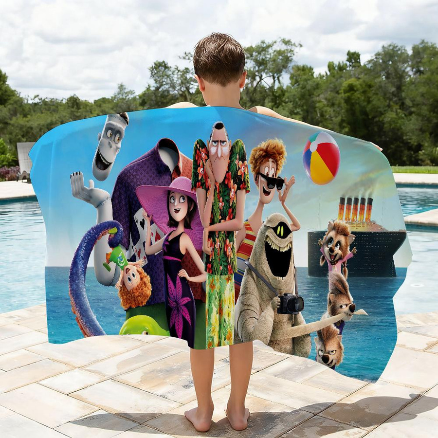 H-Hotel T-Transsilvanien-S Handtuch schnelltrocknend und saugfähig, Multicolor, B: 40 cm, H: 60 cm - Bild 3
