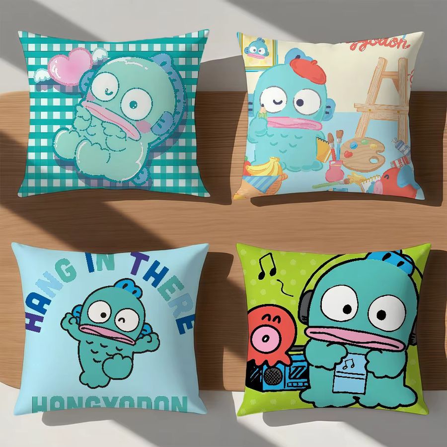 Sanrio Hangyodon Kissenbezug im Kawaii Design für Sofa und Wohnzimmer - Bild 2