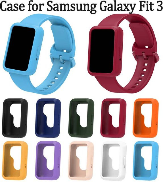 Samsung Galaxy Fit 3 Smartwatch Silikon-Schutzhülle, Silikon, Bunt, Unisex - Bild 1