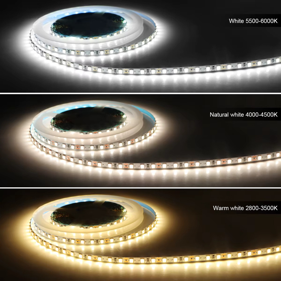 Lcamaw LED-Streifen mit Dupont-Anschluss, 12 V, 120 LEDs/m, Weiß, ideal für Küchenschrank- und Bücherregal-Hintergrundbeleuchtung - Bild 4