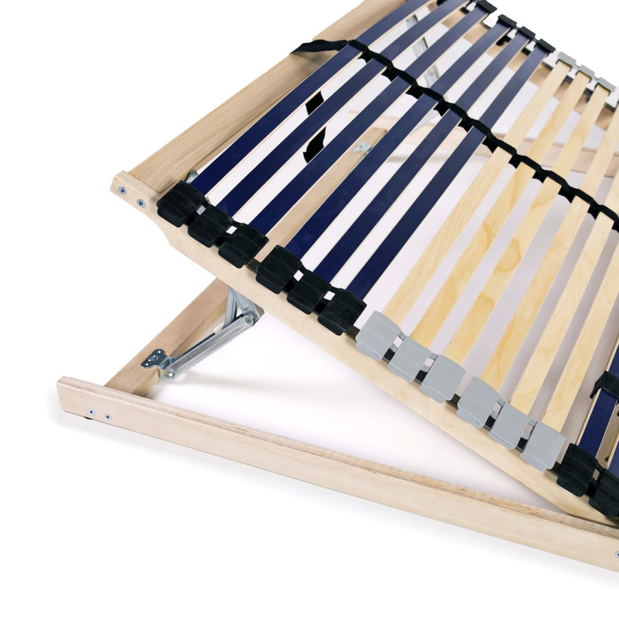 vidaXL Lattenrost aus Buchenholz und Birkenholz in Braun, 7 Zonen, B/T: 100 x 200 cm - Bild 3