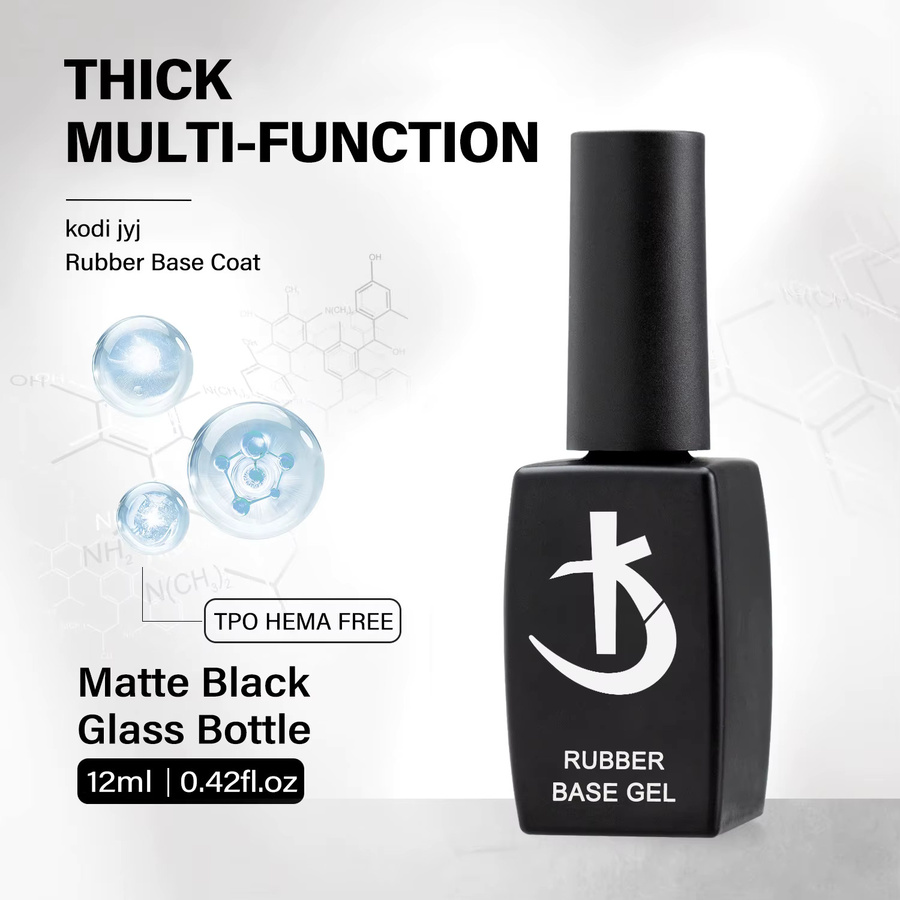 KODI JYJ TPO HEMA FREE Gummibasis-Gelpolitur, 12 ml, glänzend - Bild 2