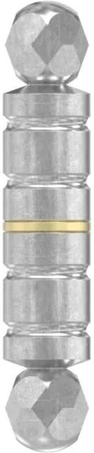 FeNau Zierscharnier aus Edelstahl mit Zierkugeln in Silber, Durchmesser: 2 cm - Bild 1