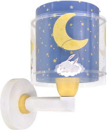 Dalber Wandleuchte Moon Dreams Mond in Blau für das Kinderzimmer