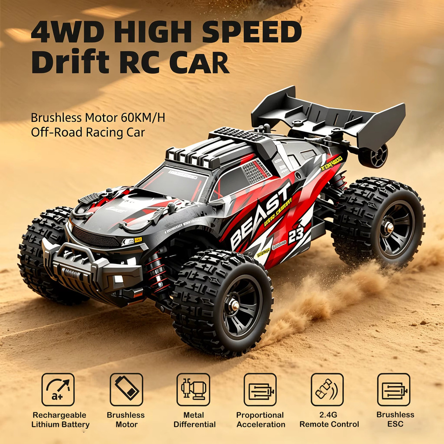 ZNLYRION 4WD Take Control Auto, 1:18, Hochgeschwindigkeits-Offroad-Rennwagen - Bild 2