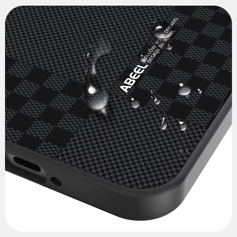 Stoßfeste Magnet-Lederhülle für Vivo X300, X200 Pro und X200 Ultra in Schwarz - Bild 3