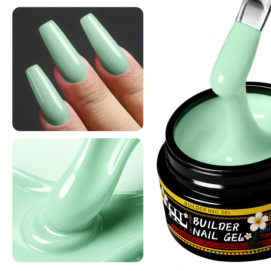 HLGEL Malgel-Lack, grün, schimmernd, 20 ml, Herren - Bild 3