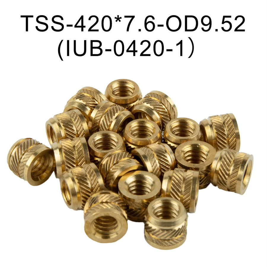 20 Stück Messingmuttern 1/4-20 Heat Set Einsätze für Kamerastative und 3D-Druck in Goldfarben - Bild 2
