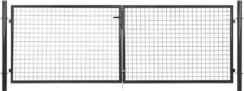 FLORAWORLD Doppeltor Carat in Grau aus Stahl, B: 300 cm, H: 100 cm - Bild 1