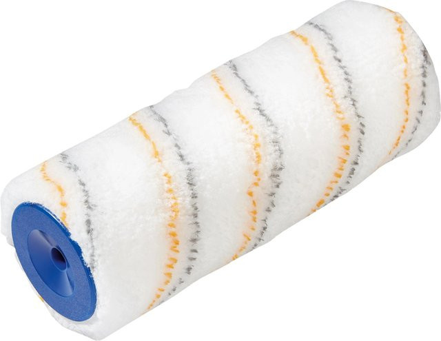 LUX-TOOLS Dispersionswalze Polymix in Gold-Grau-Gestreift mit 18 cm Breite - Bild 1