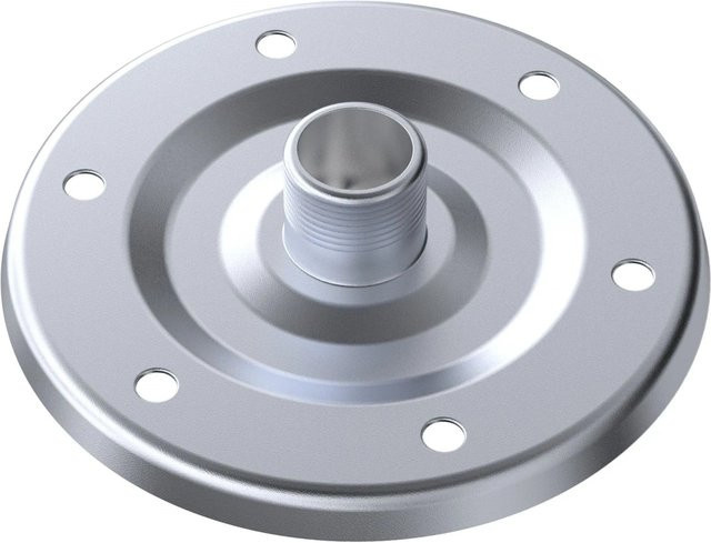 Wiltec Ersatzteil Membrankessel mit Flansch DN25 für Ausdehnungsgefäße, Silber - Bild 1
