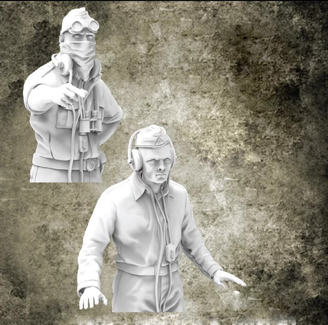 Panzerbesatzungssoldat, Resin-Modellfigur, Militär, 1:35, Einzelfigur - Bild 1