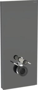 Geberit Wand-WC-Modul Monolith in Silber und Grau, Höhe: 114 cm - Bild 1