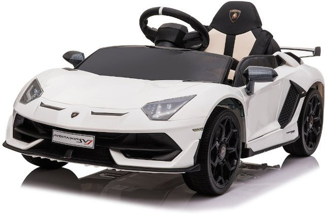 TPFLiving Lamborghini Aventador SVJ, Elektro-Kinderauto, weiß - Bild 1