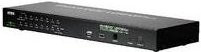 ATEN KVM on the NET CS1716i KVM-Switch mit 16 Anschlüssen für PS/2 und USB, 1 lokaler Benutzer und 32 IP-Benutzer, 1U, extern, schwarz - Bild 1