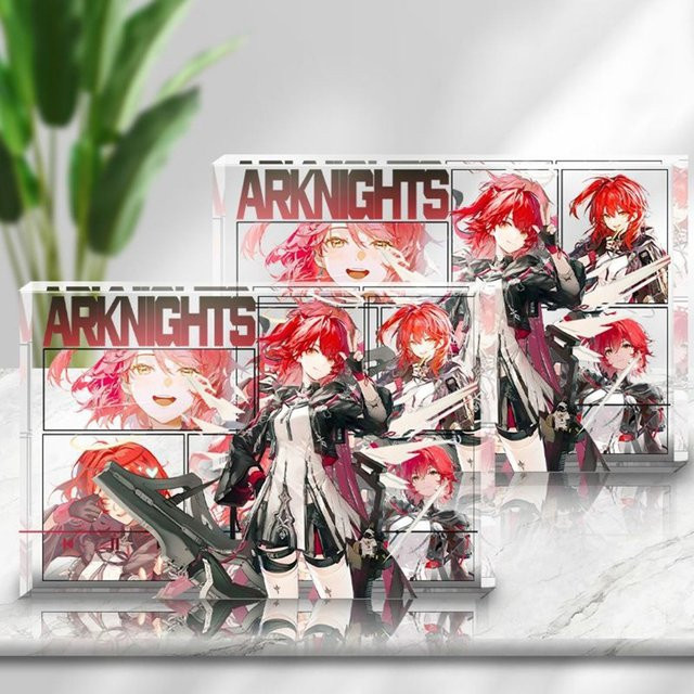 Arknights Wi Š'adel Games Lemuen Acryl Aufsteller Transparentes Design Desktop-Zubehör - Bild 1
