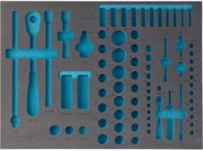 Hazet 2K-Weichschaum-Einlage 163-138L, Breite: 39,2 cm, Tiefe: 51,9 cm - Bild 1