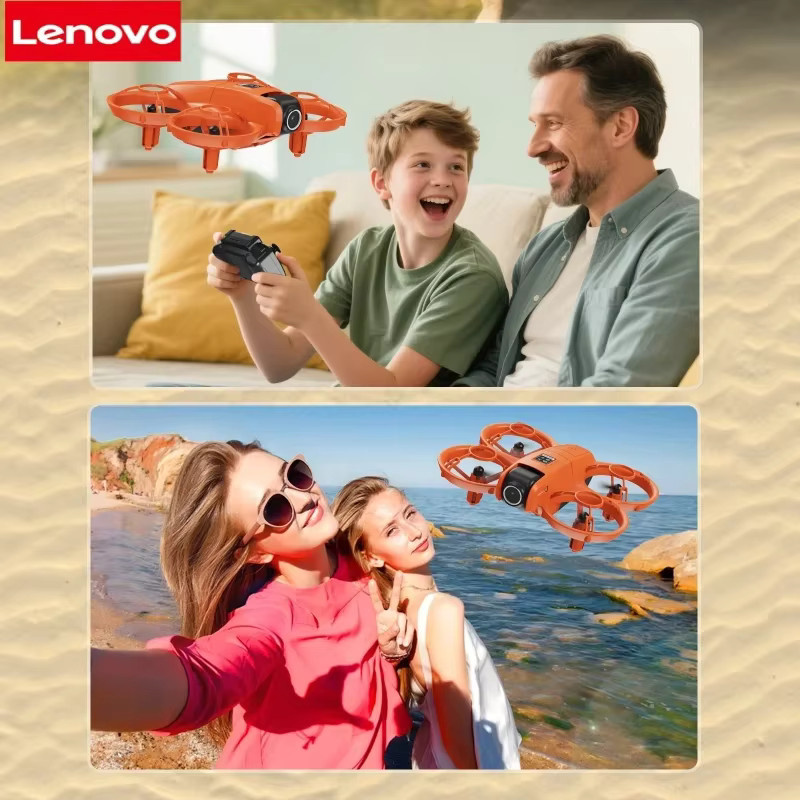 Lenovo YL3 GPS-Drohne in Orange mit 8K HD Weitwinkel-Doppelkamera, 5G WLAN und intelligenter Hindernisvermeidung - Bild 3