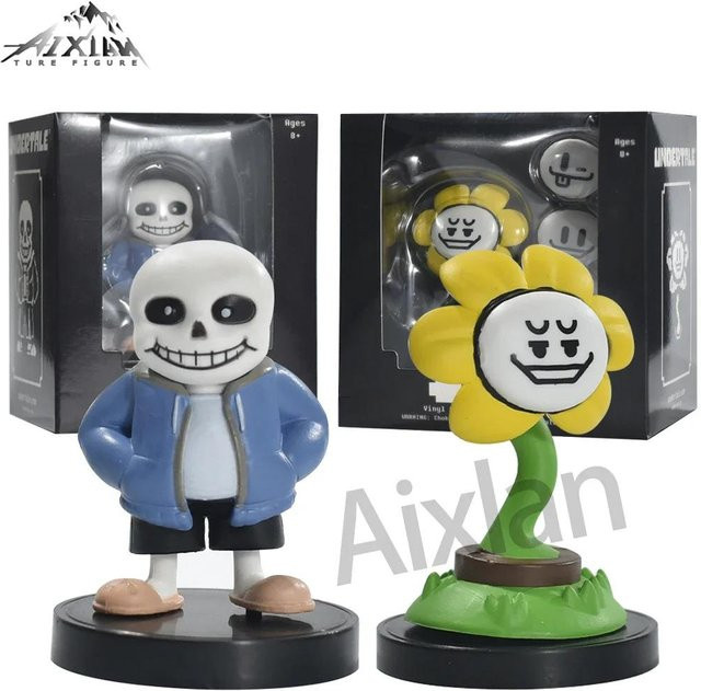 Aixlan UNDERTALE Flowey Sans Q Version, Actionfigur, ab 14 Jahren - Bild 1