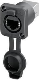 Neutrik etherCON TOP NE8FDPS-TOP Einbaubuchse für Ethernet/LAN in Schwarz - Bild 1