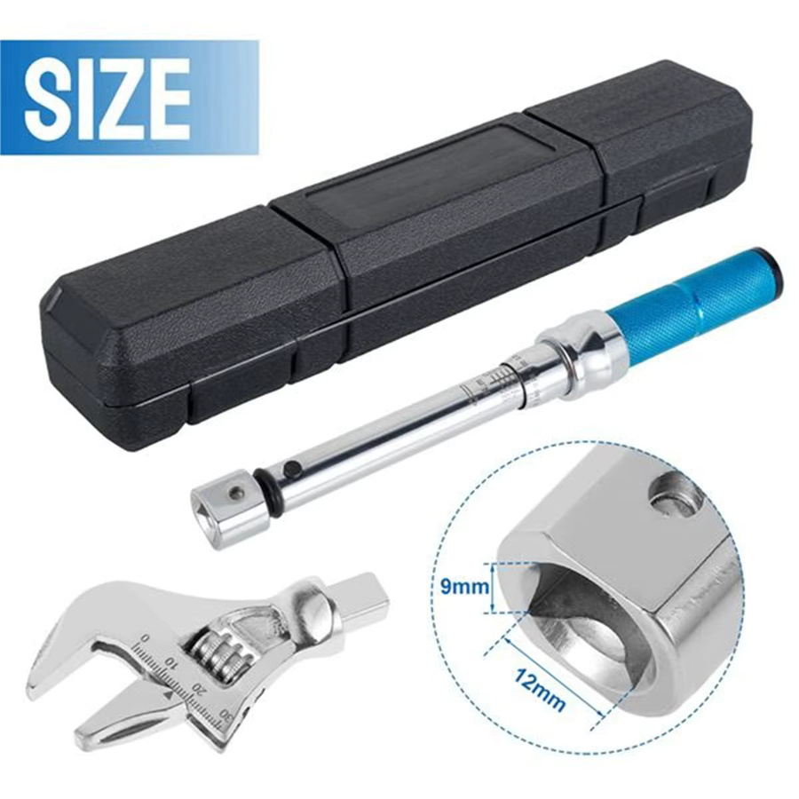 REST Digitaler Einstellbarer Drehmomentschlüssel aus Stahl mit 30mm Offeneinzel-Kopf, Bereich 5-25 NM, Handwerkzeug für Fahrräder - Bild 4