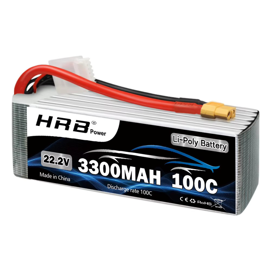 HRB Lipo Batterie 22,2 v 3300MAH 100C, mit XT60 Stecker - Bild 5