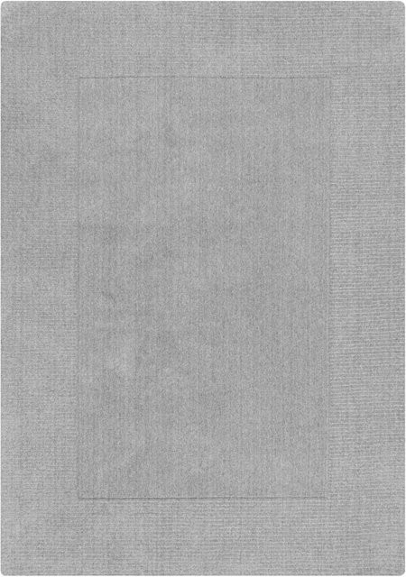 Flair Rugs Wollteppich Wool Border in Grau, B/T: 120 x 170 cm - Bild 1