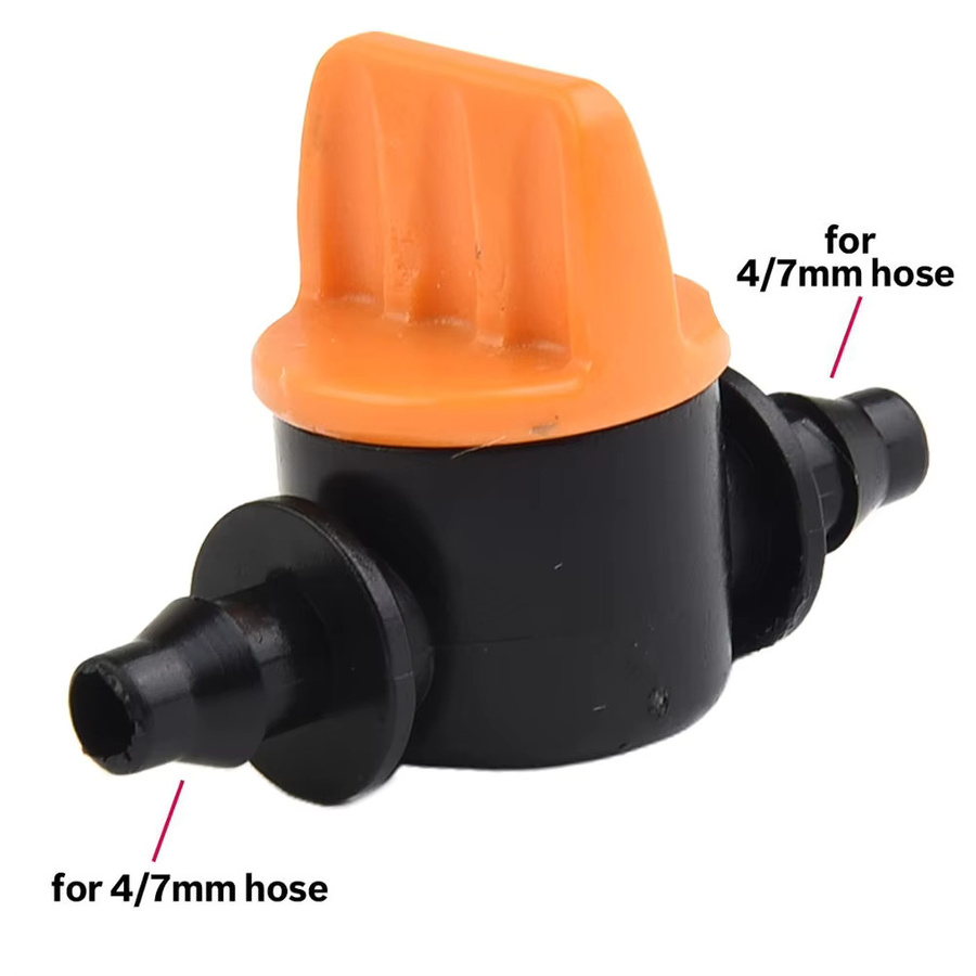 20er Set Mini-Ventile für Gartenbewässerung und Tropfsysteme zur Durchflusssteuerung für 4/7mm Schläuche - Bild 2