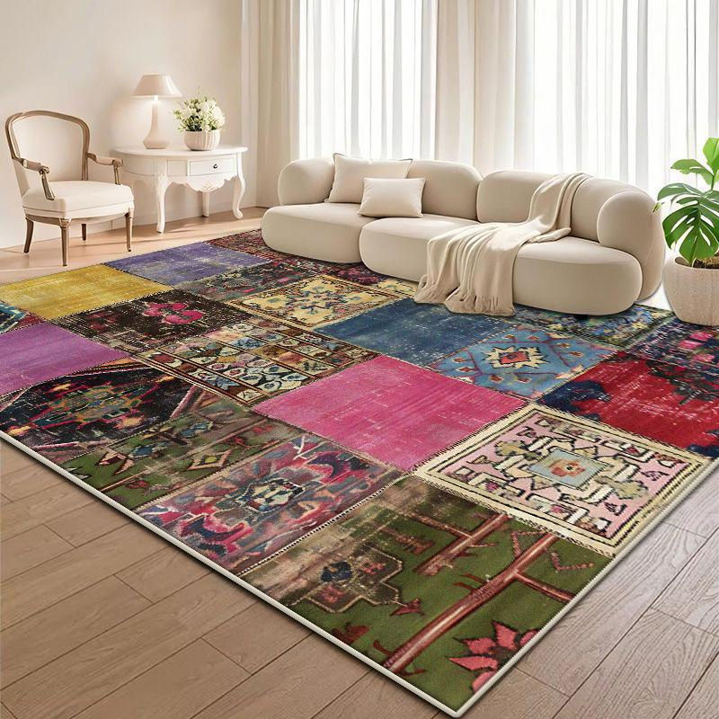 Karpetti Teppich mit geometrischem Design, modern und waschbar, Mehrfarbig, B x T: 90 x 60 cm - Bild 2
