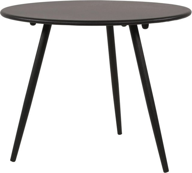Lesli Gartentisch Rafael Rund aus Stahl in Schwarz Matt, Durchmesser: 60 cm - Bild 1