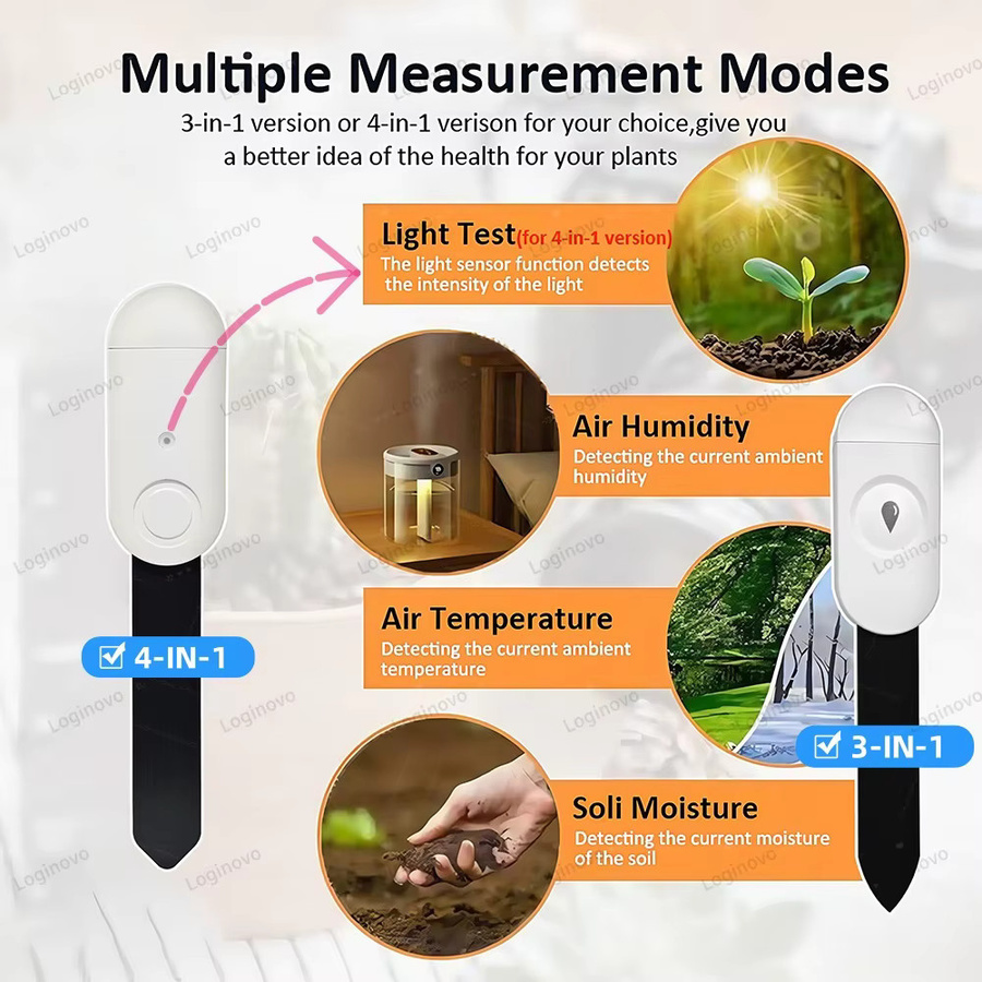 Loginovo Zigbee Bodenfeuchtigkeitssensor mit Temperatur- und Feuchtigkeitsmessung in Weiß für Tuya, Z2M und Home Assistant - Bild 2