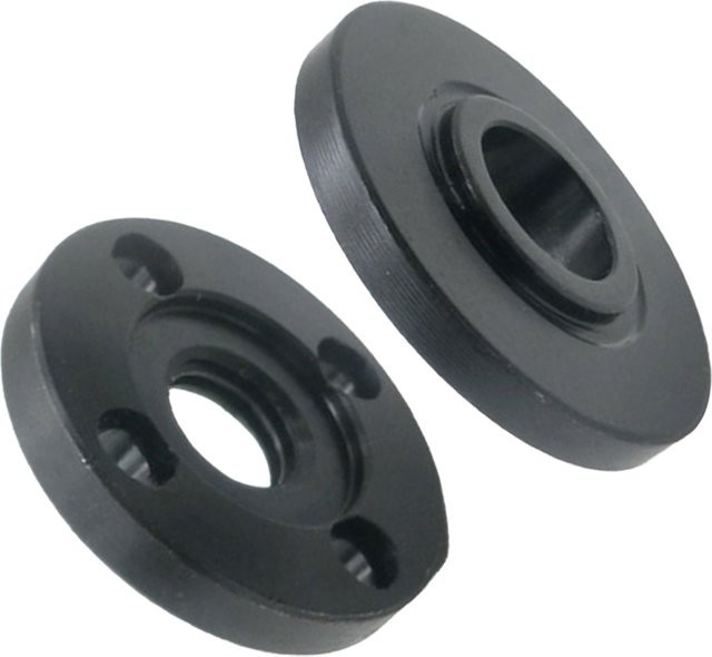 DAZZLEEX 2er Set Metall Druckplatten für Winkelschleifer von Typ 125 auf Typ 100 mit Flanschmutter für Innen- und Außenbereich - Bild 1