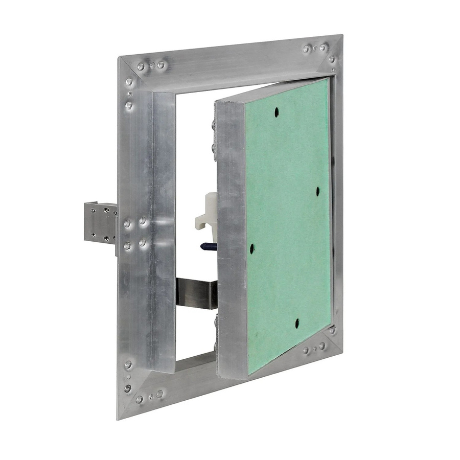 Wiltec Revisionsklappe aus Aluminium in Silber, B/T: 60 x 60 cm - Bild 2