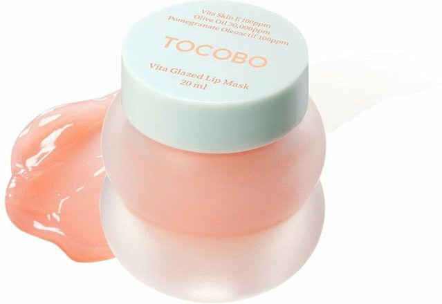 TOCOBO Vita Glazed Lip Mask, 20g, lachsrosa, glänzend - Bild 1