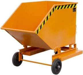 Bauer Südlohn Späne-Kastenwagen SKW-ET 400 in Gelborange, lackiert - Bild 1