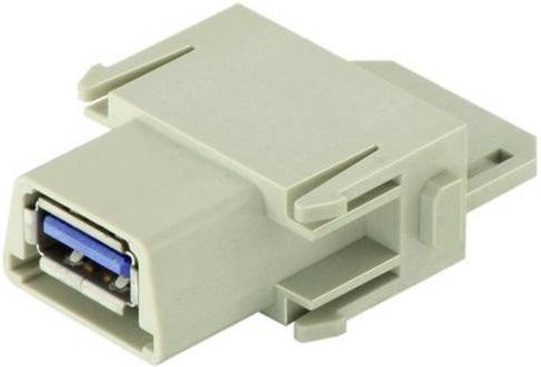 Harting Han USB Einzelmodul USB-C in Grau 09140014703 - Bild 1