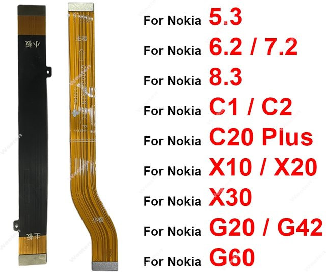 Nokia Mainboard Flex Kabel Ersatzteil für G42 G20 G60 C1 C2 C20 Plus T20 B/T/H: 5,3 x 10 x 20 x 30 mm - Bild 1