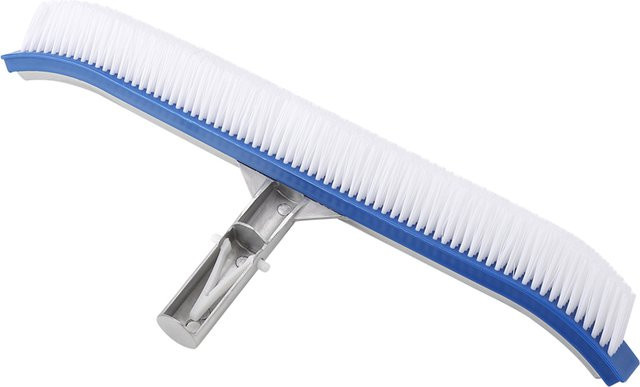 Schwimmbad Wandbürste mit Aluminiumgriff in Blau zur Reinigung von Pools, Teichen und Spas, Breite: 45,72 cm - Bild 1