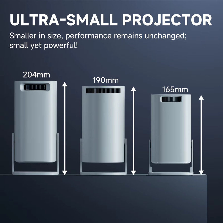 HONGTOP P30PLUS Smart Mini Projektor mit Coolita OS, 4K Unterstützung, WiFi6 und 500+ Live Free Channels, Weiß - Bild 4