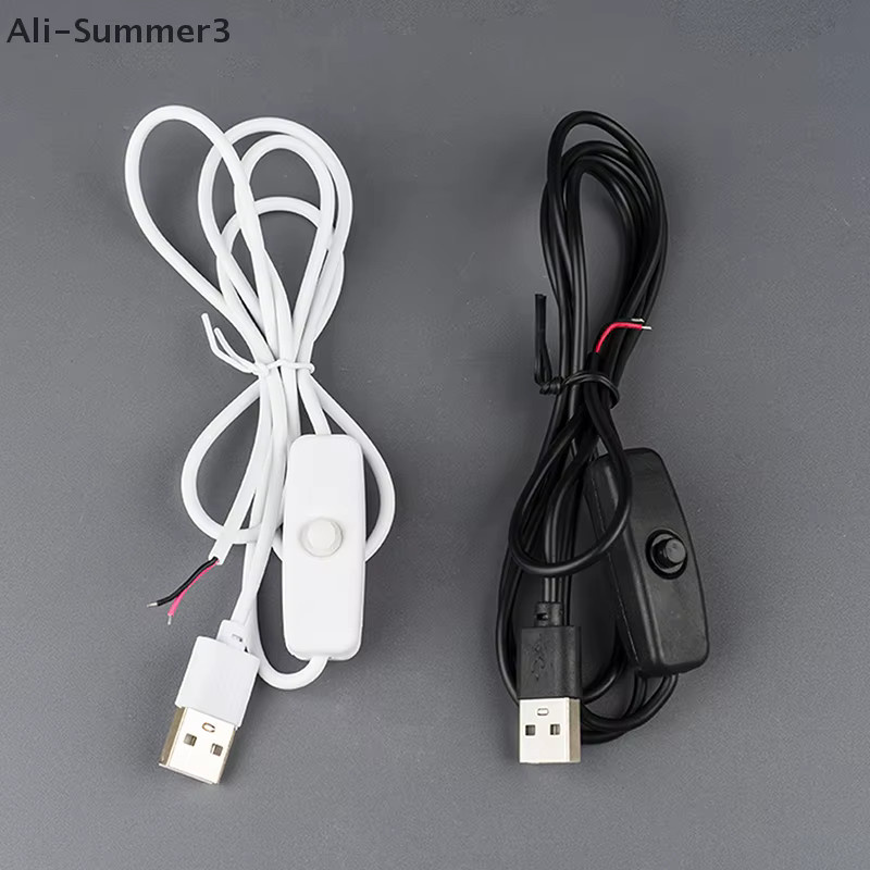 USB-Anschlusskabel mit Schalter für LED-Streifen und Lampen, 5V, 2A, Farbe: Weiß, Länge: 1,5 m - Bild 3