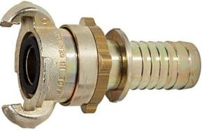Riegler Sicherheits-Klauenkupplung LW 13 1/2 Zoll mit Sicherungsbund aus Messing in Silber - Bild 1