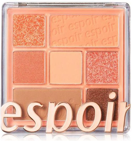 espoir Real Eye Palette Peach Like, 7,1 g, Schimmernd - Bild 1