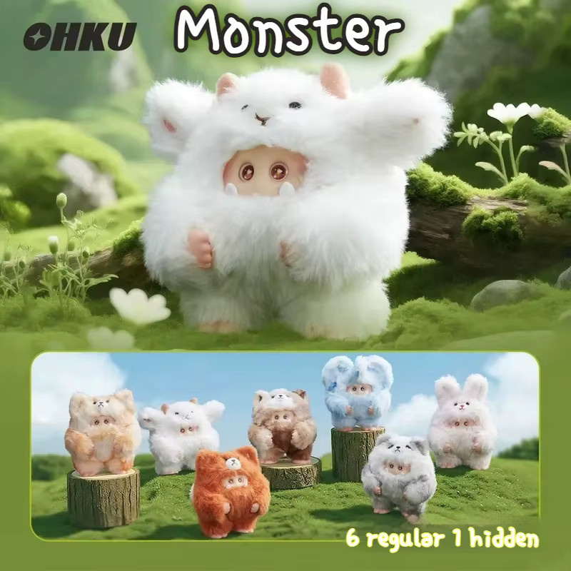 52TOYS Giggle Monster Furry Forest, Plüsch Rucksack Anhänger, Einzelfigur - Bild 3