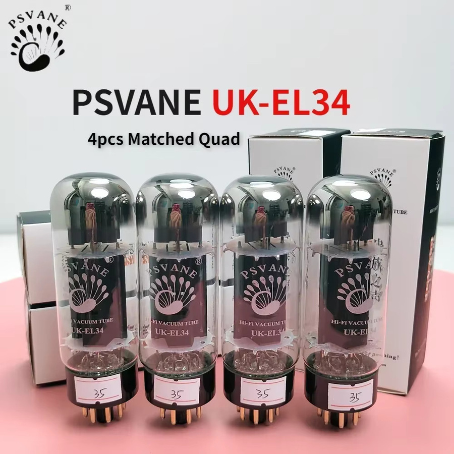 PSVANE UK-EL34 Elektronenröhre für Gitarren- und HIFI-Verstärker mit britischer Wärme und verbesserter Klarheit - Bild 4