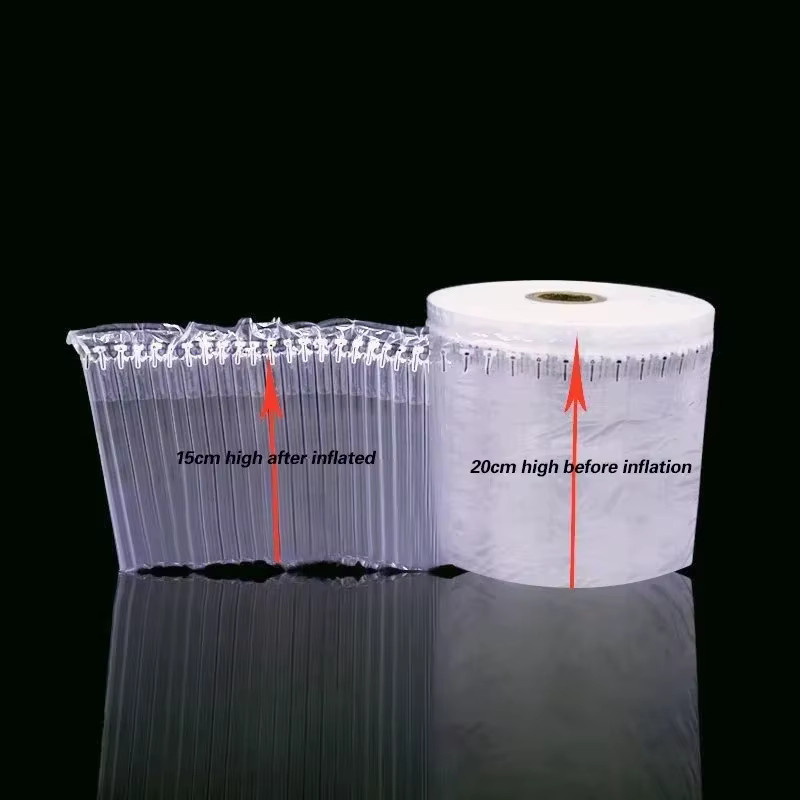 JIUAN Luftpolsterfolie Luftkissenrolle transparent 50m zur Stoßsicherung und Verpackung - Bild 2